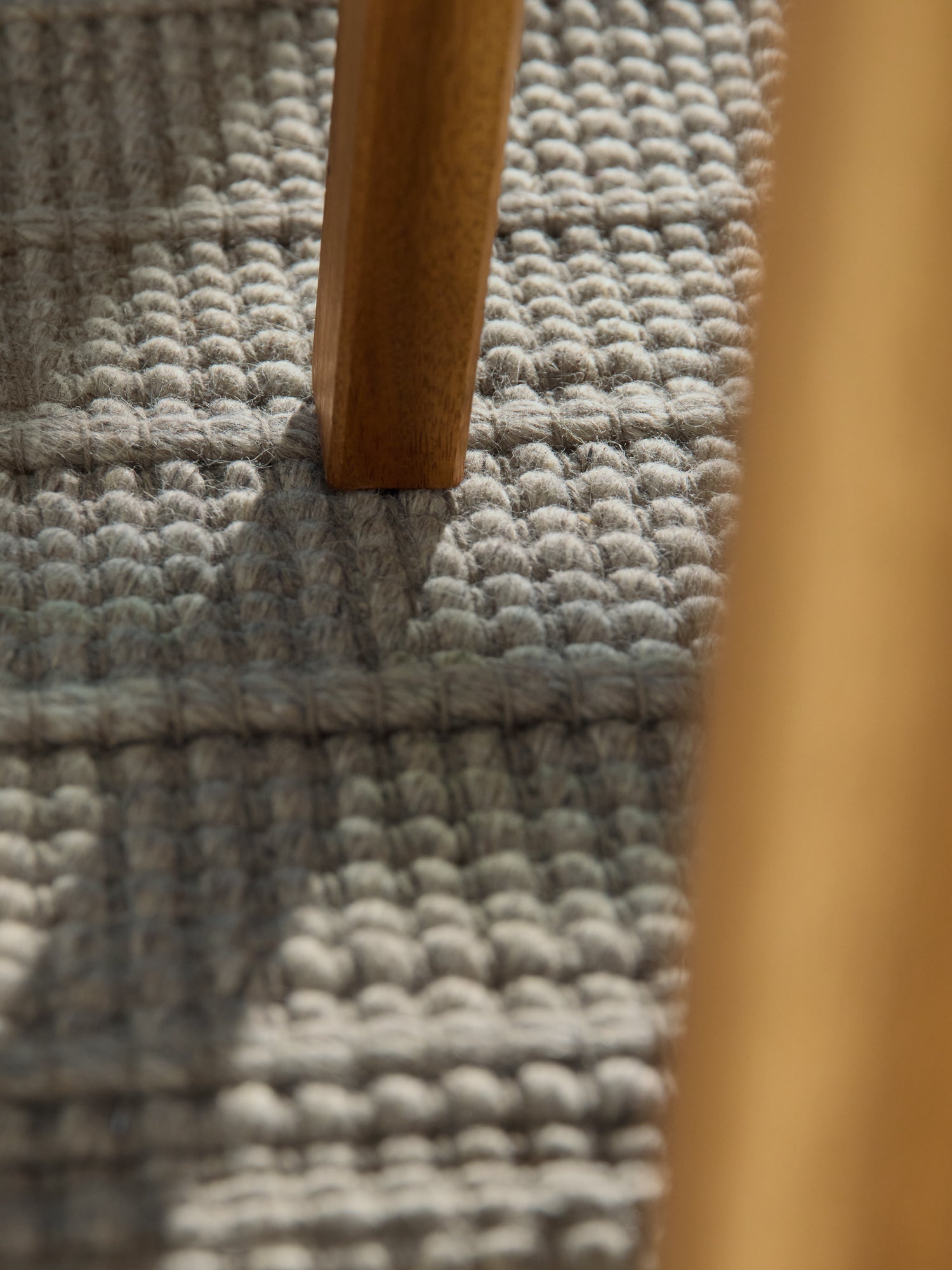 TED BAKER CAMDEN ULDTÆPPE PARKER, NATURLIG GRÅ