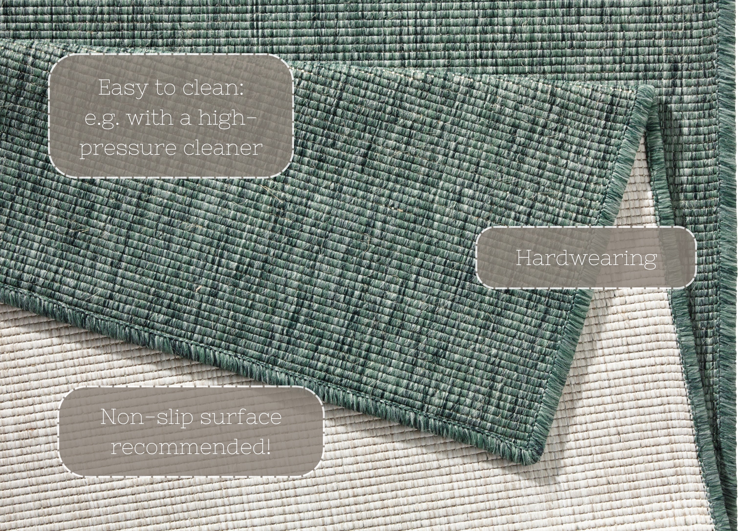 HANSE HOME TWIN TÆPPE, GRØN 103095