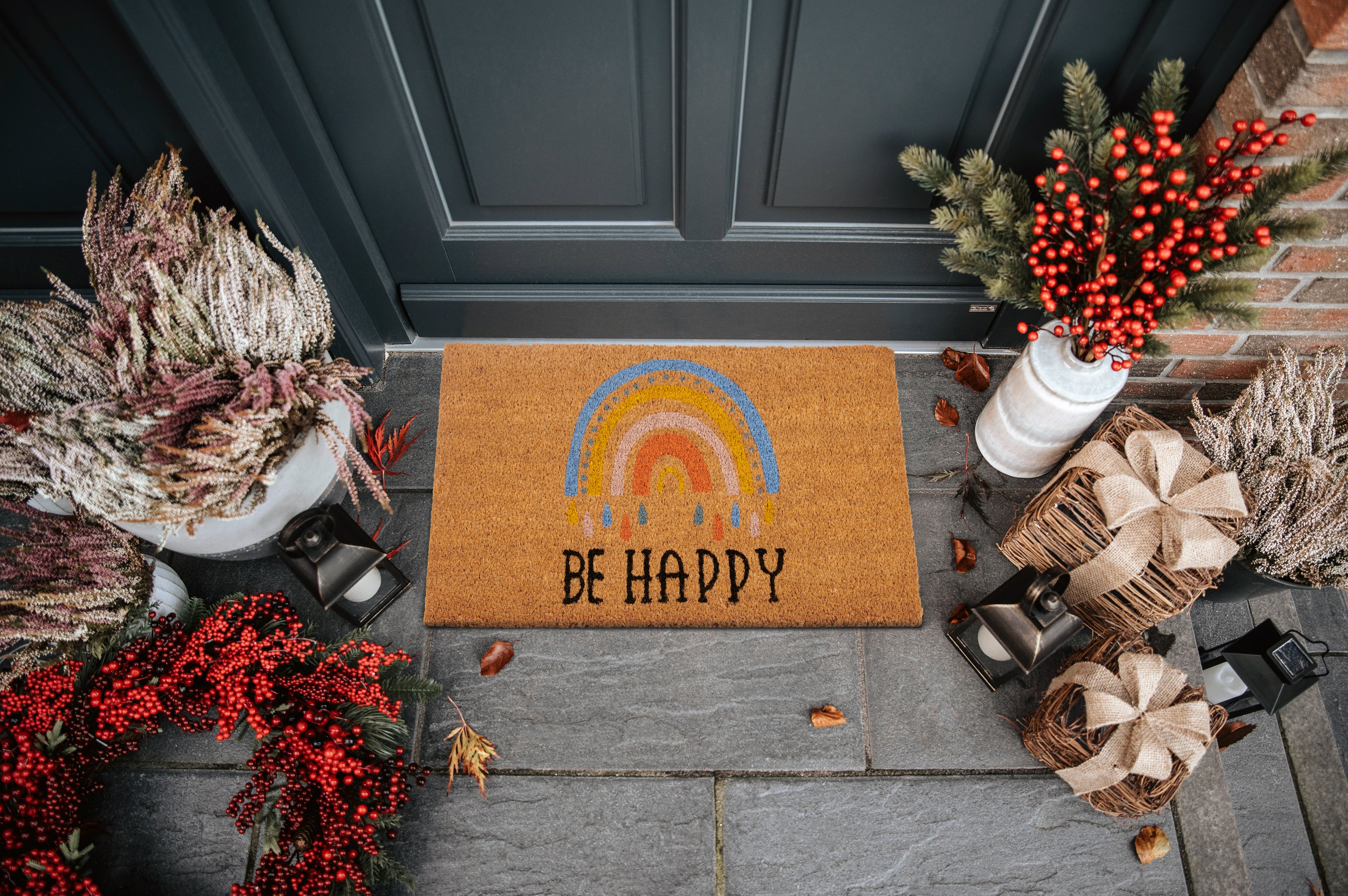 DØRMÅTTE KOKOS - BE HAPPY 106199