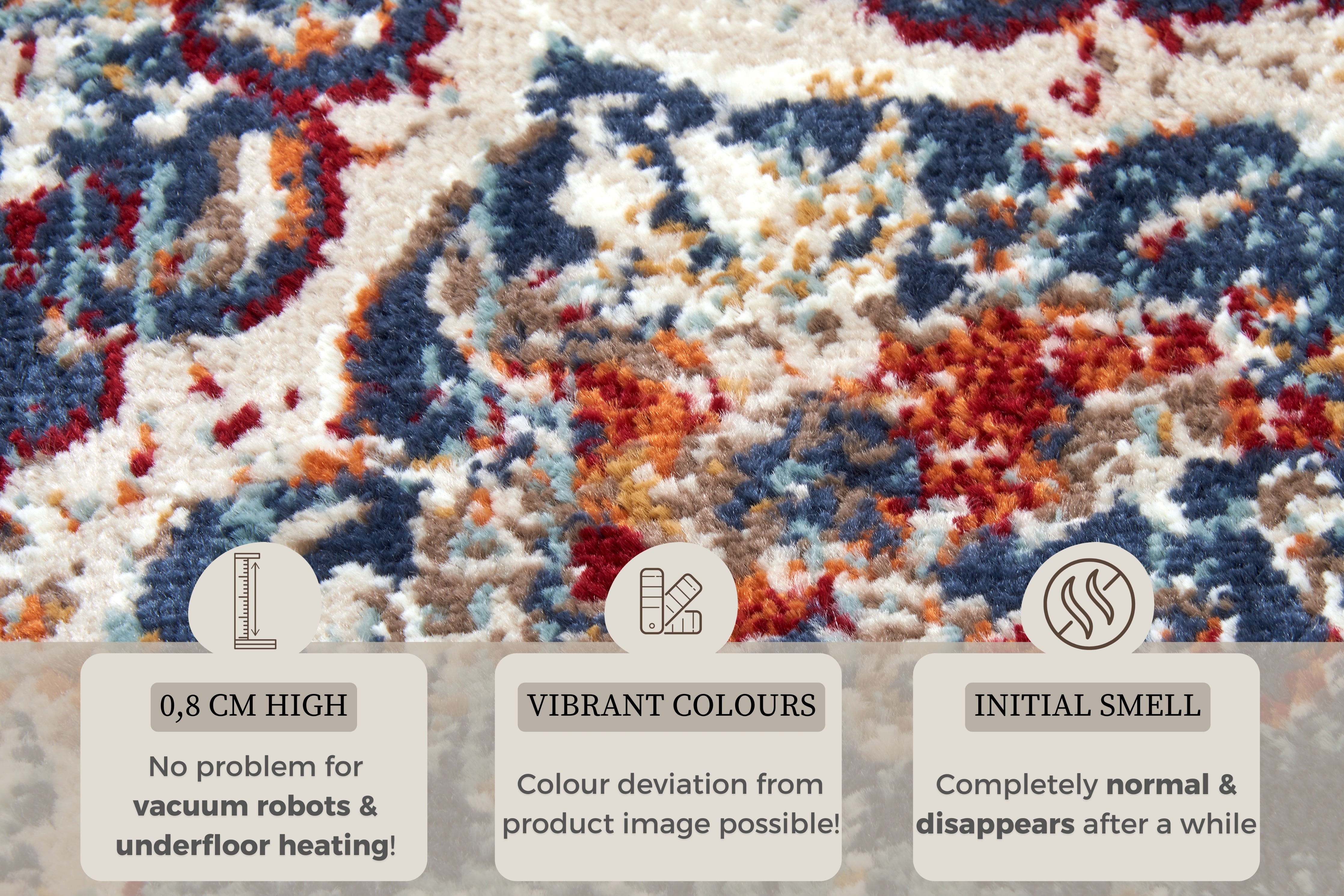 LUXOR TÆPPE BLÅ 105637