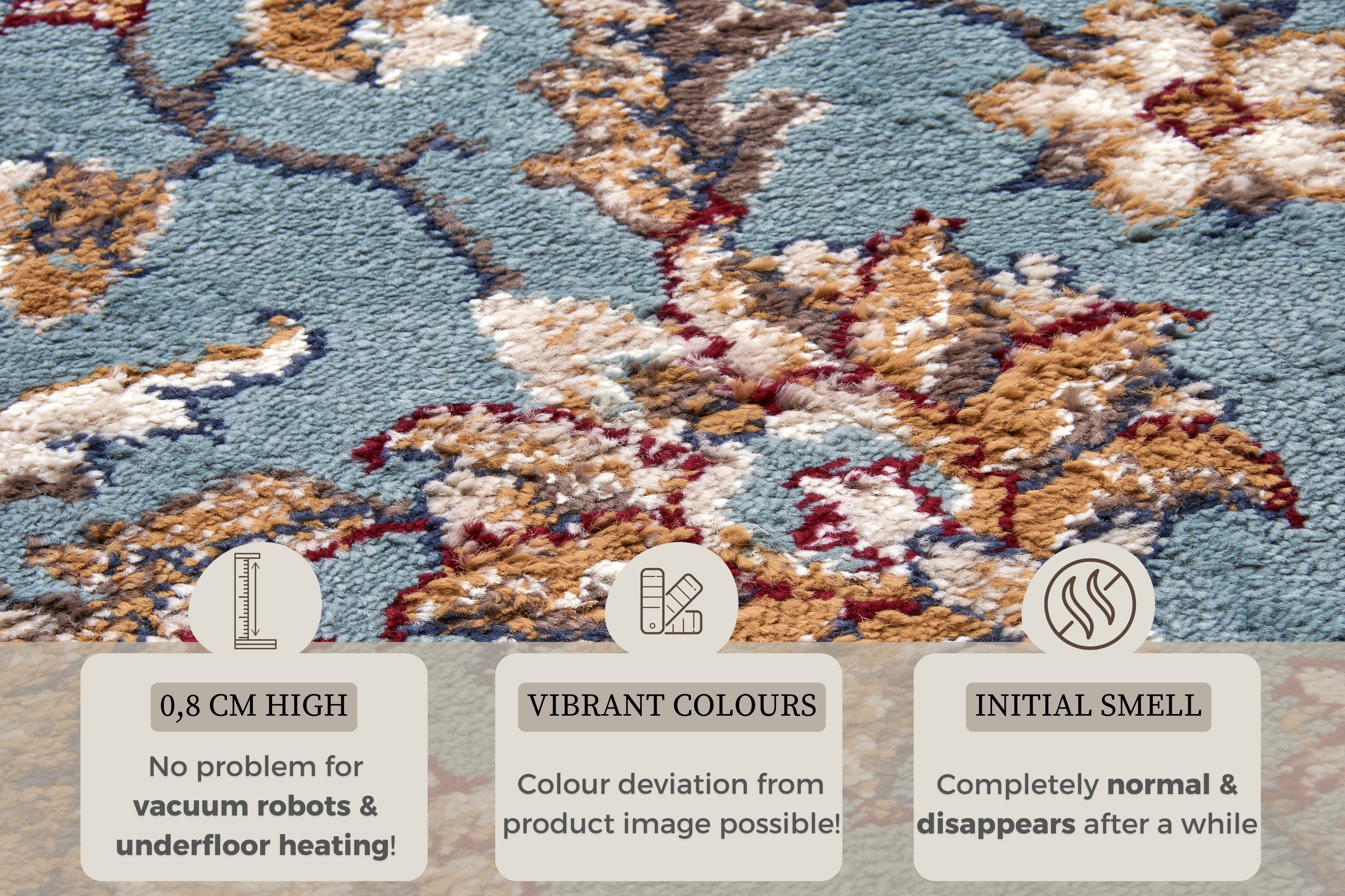 LUXOR TÆPPE MINT-CREME 105641