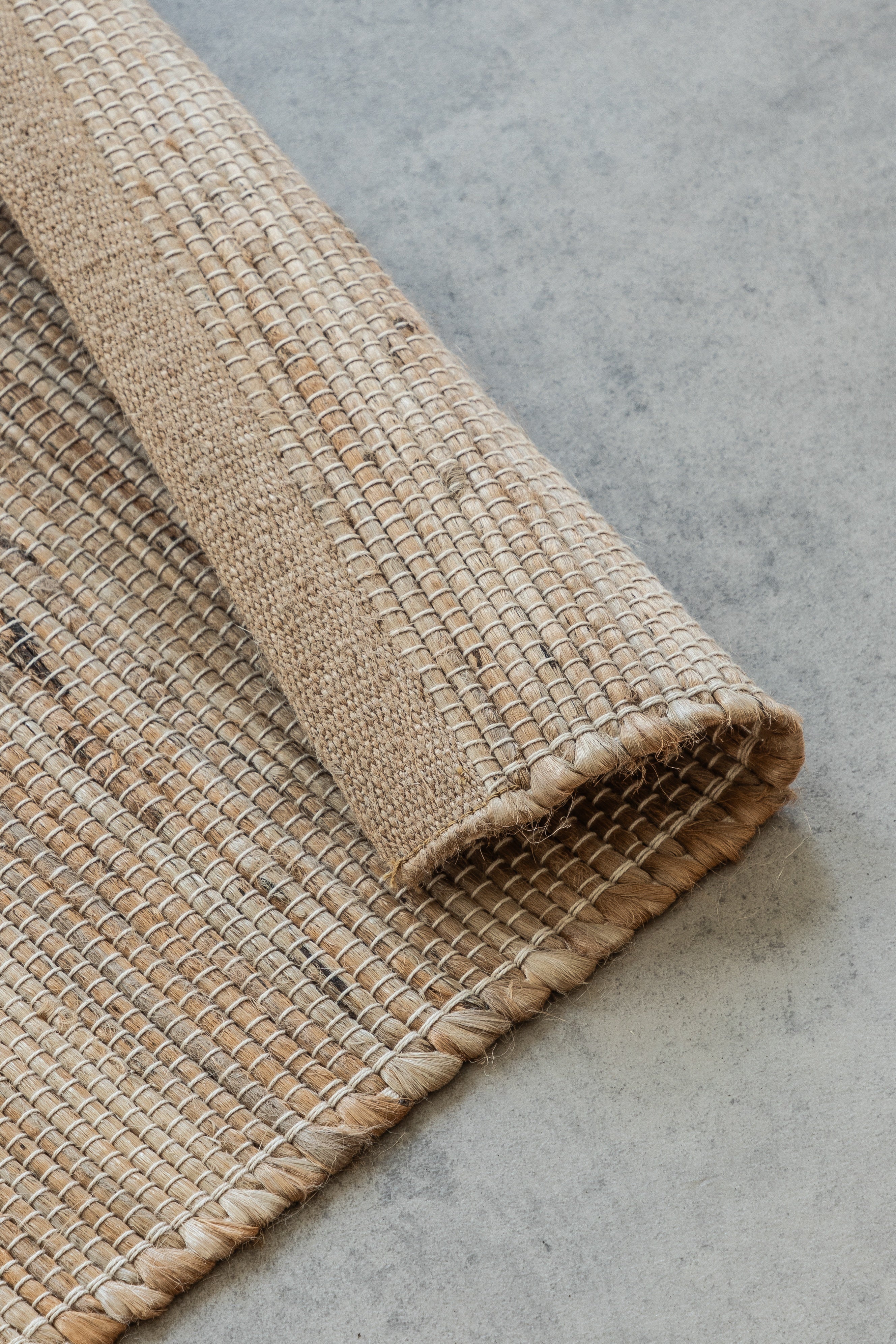 HANDLOOM JUTE TÆPPE, BEIGE - 105961
