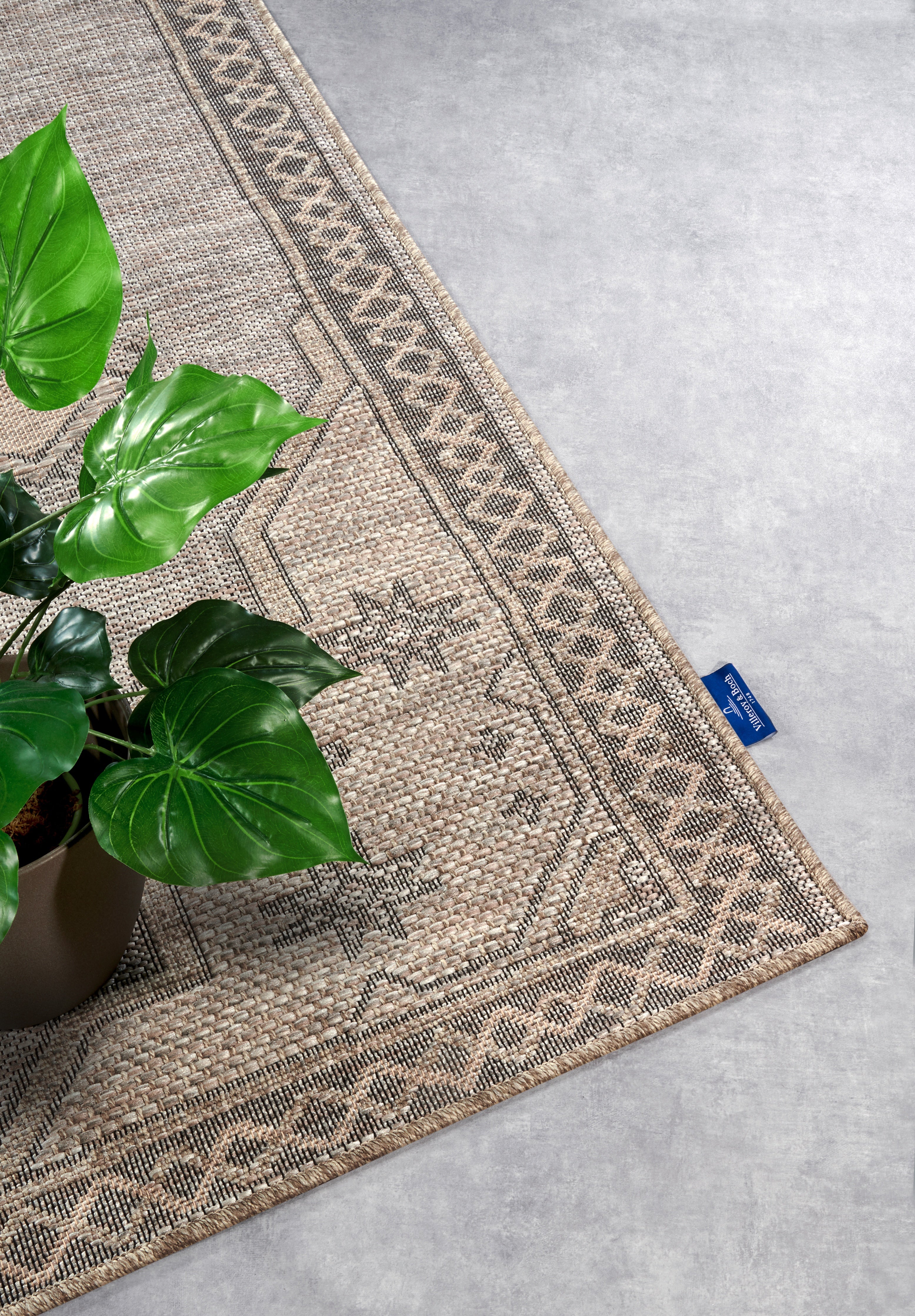 VILLEROY & BOCH 106079 IND - OG UDENDØRS TÆPPE ROBERT, NATURLIG BRUN