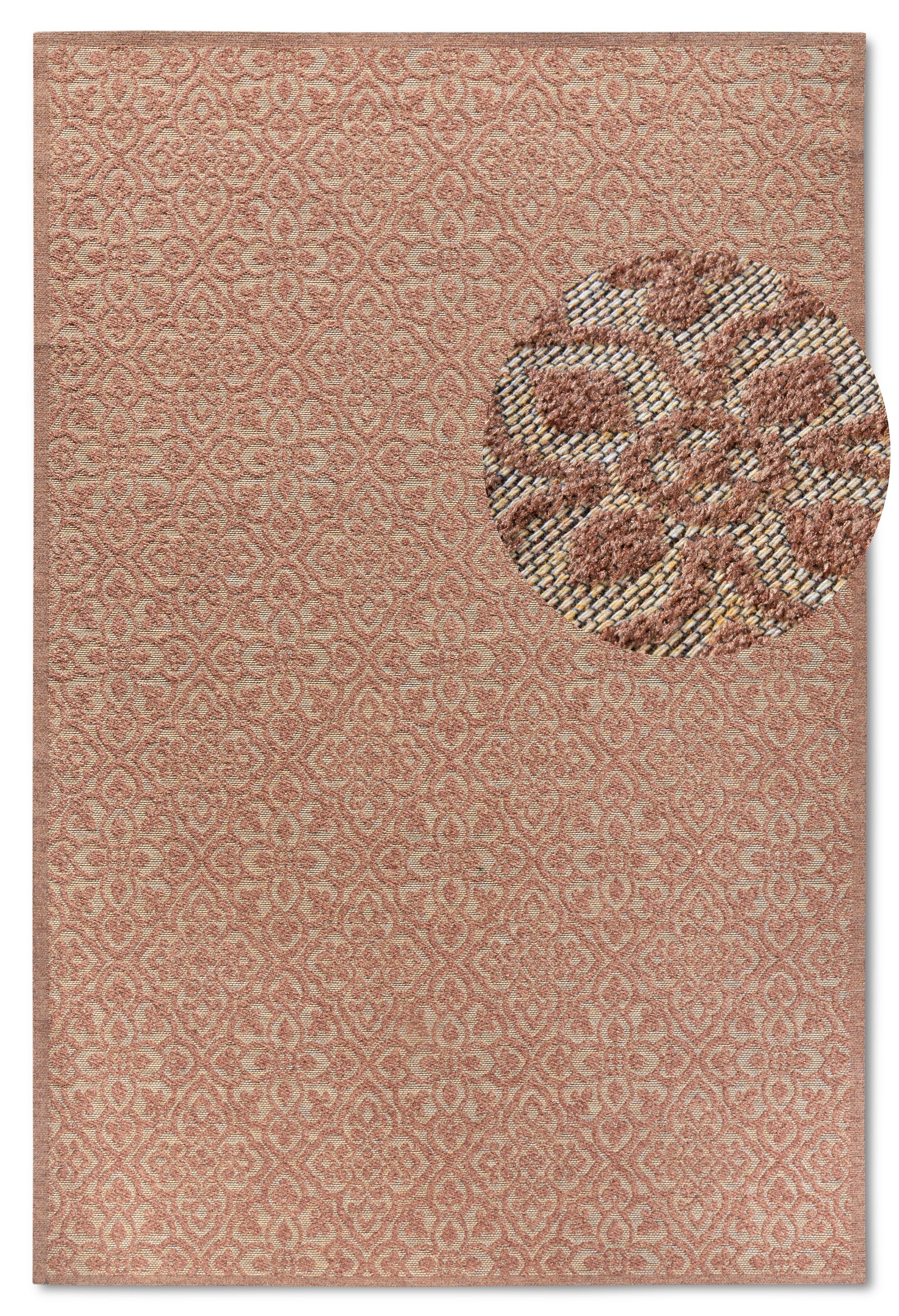 VILLEROY & BOCH 106155 IND- OG UDENDØRS TÆPPE, JULIE NATURLIG-KOBBER