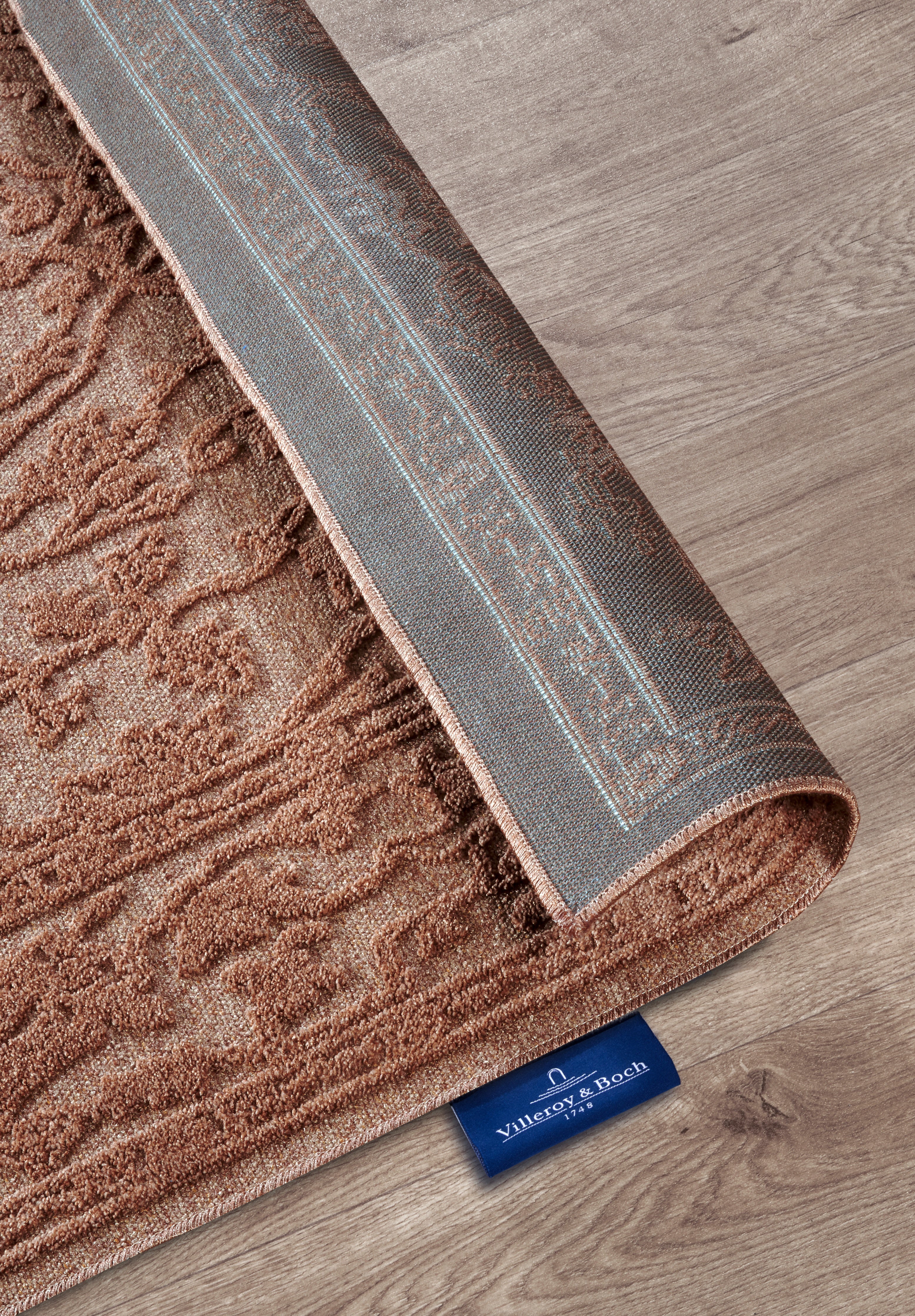 VILLEROY & BOCH 106147 HØJ-LAV LUV TÆPPE, AMBROISE NATURLIG-KOBBER