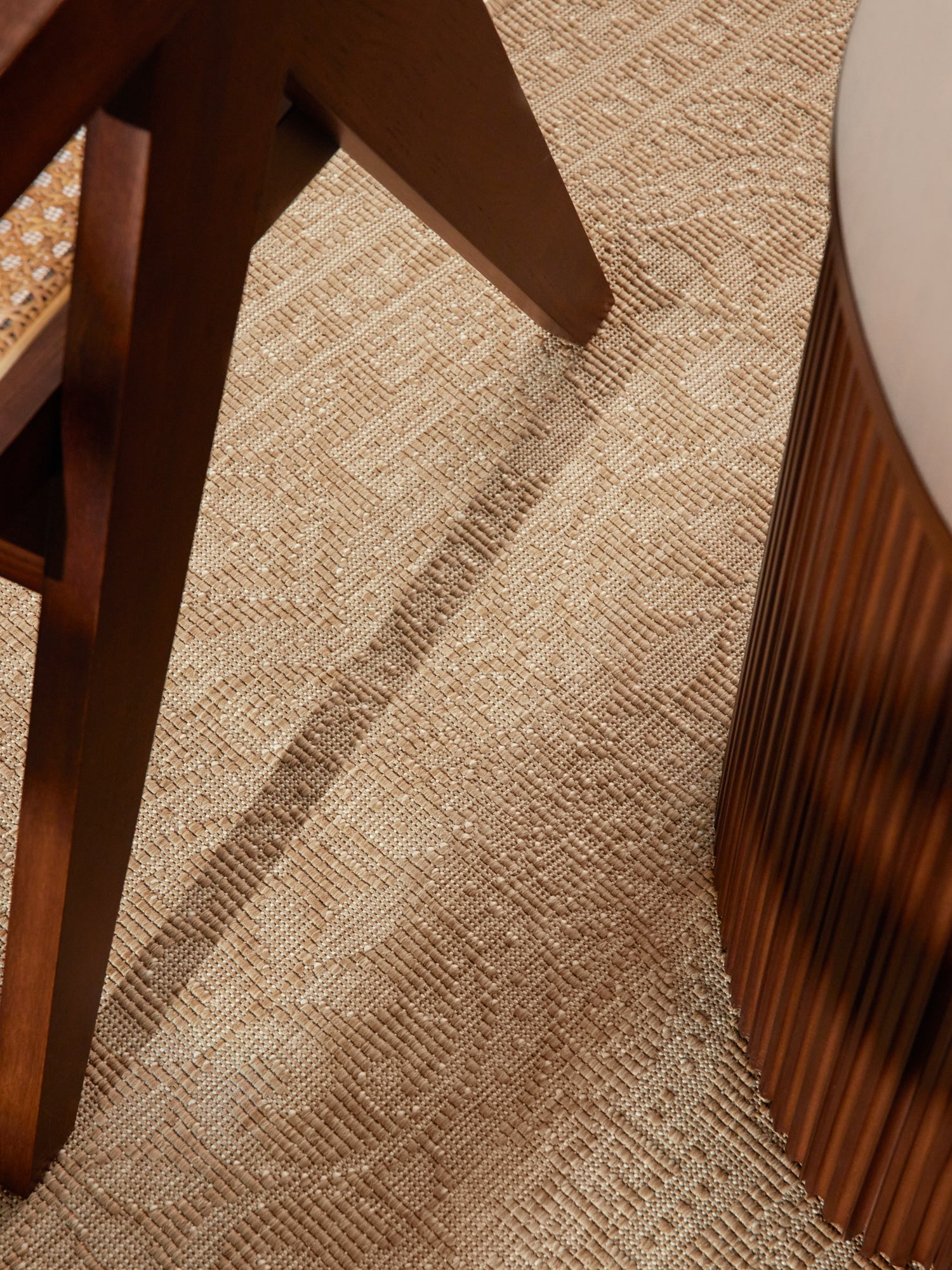 HANSE HOME DUORO - VENDBART UDENDØRS TÆPPE, JUTE-HVID 106252