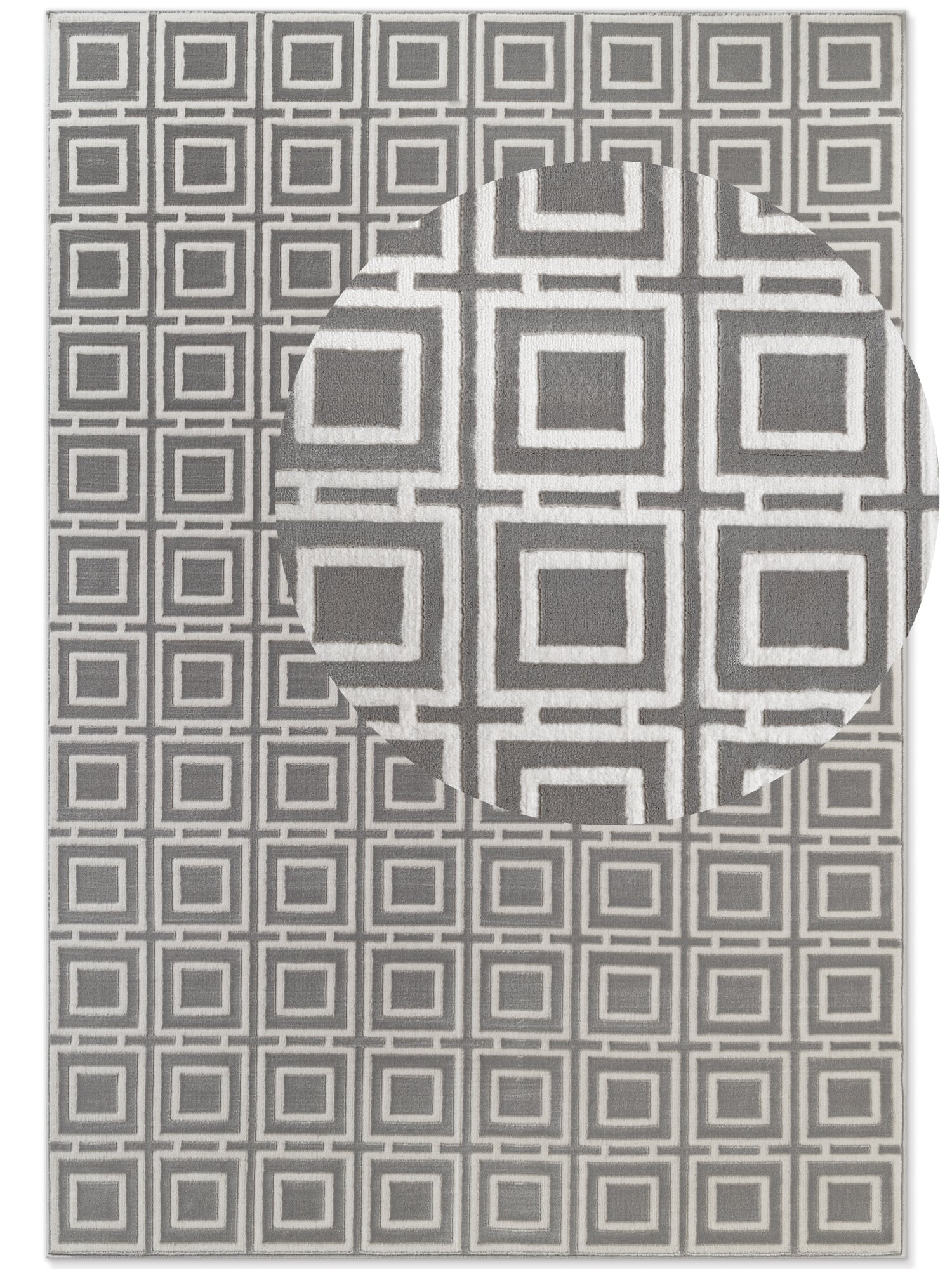 PEARLES MODERNE TÆPPE, CREME-GRÅ 106190