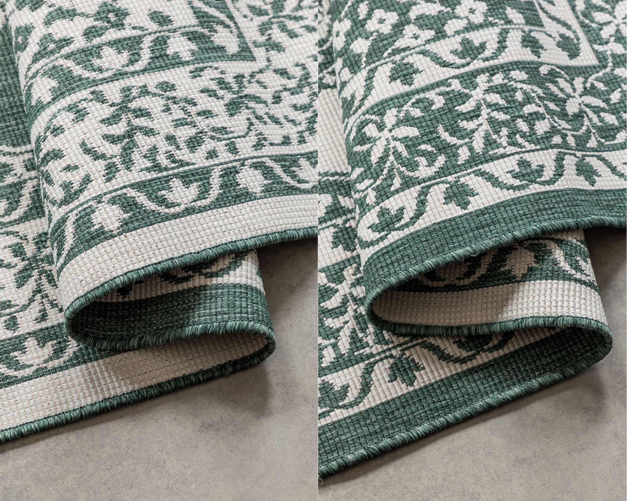 TWIN - VENDBART TÆPPE GRØN - 106025