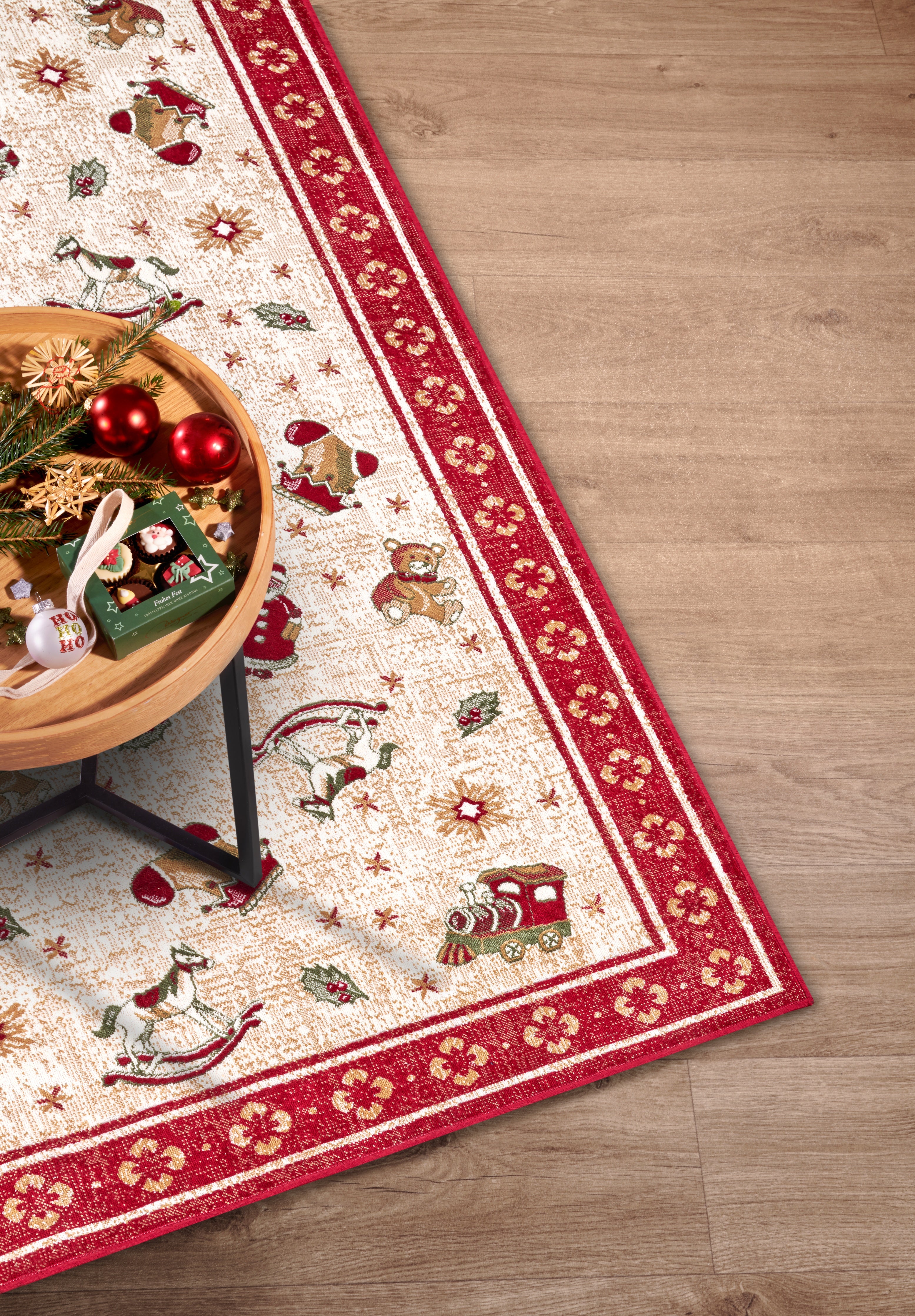 VILLEROY & BOCH TOY'S DELIGHT JULETÆPPE, 106217 RØD-MULTI