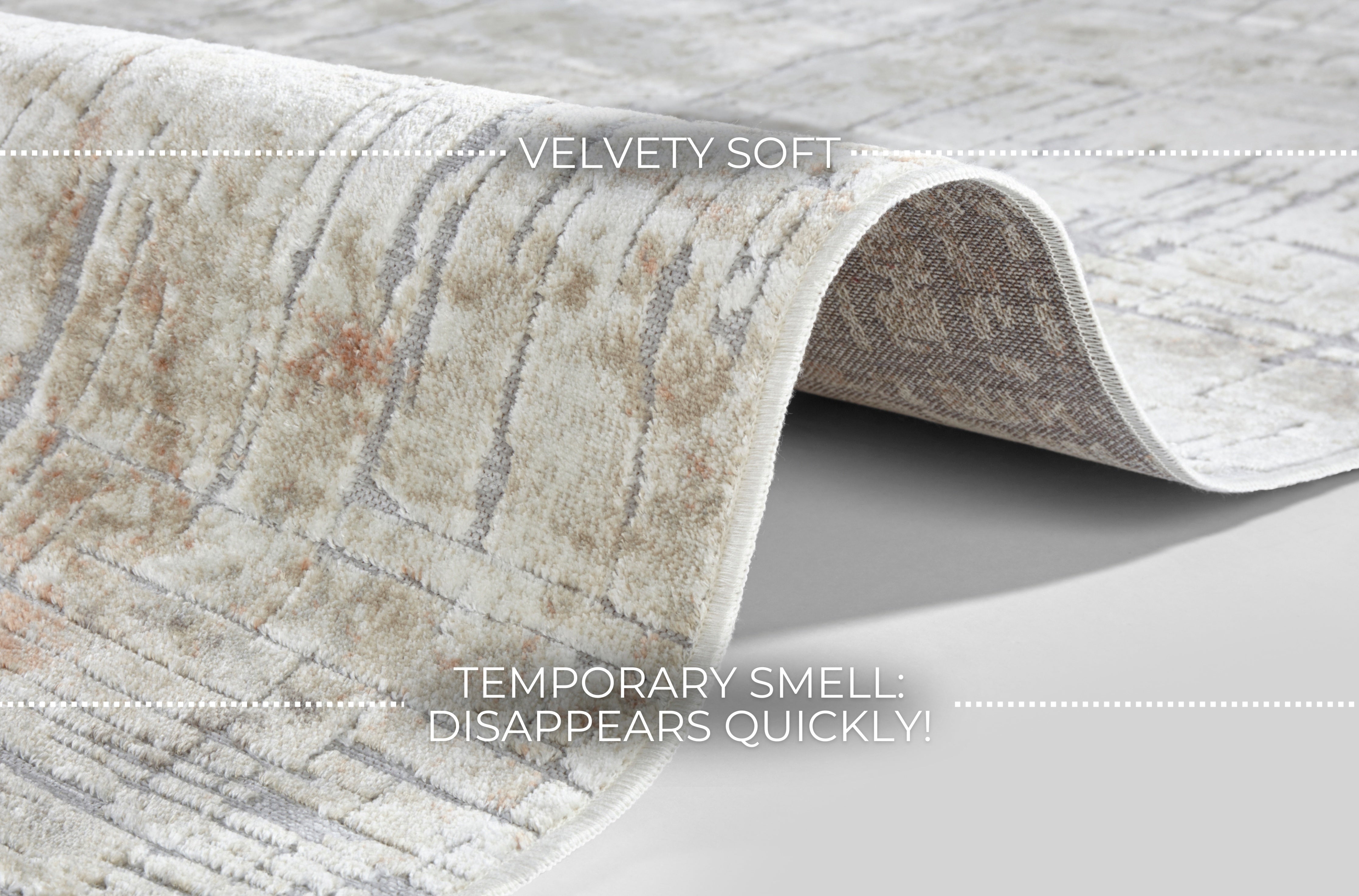 MAYWAND CHAMEIS TÆPPE, BEIGE-PEACH 105061