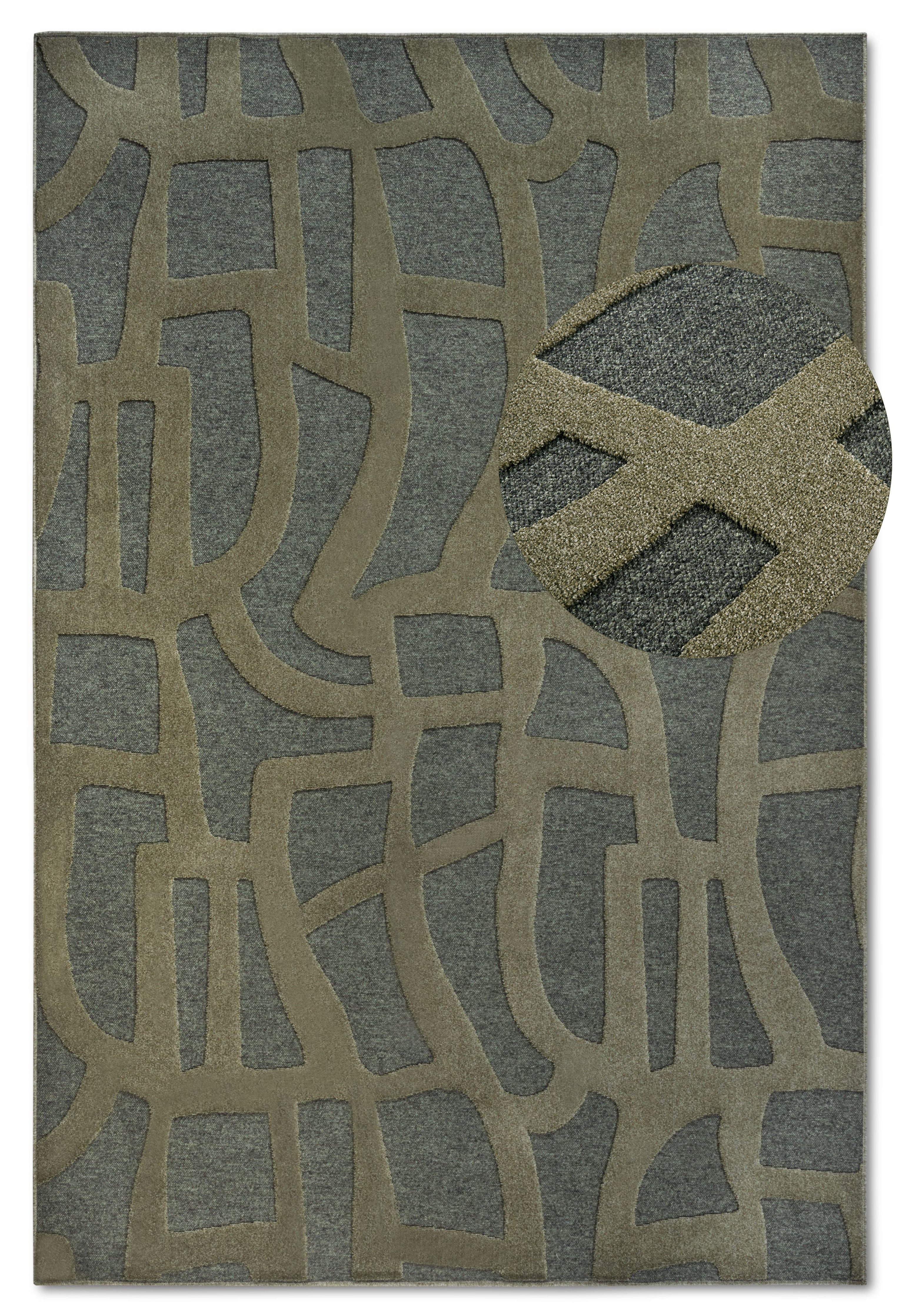 VILLEROY & BOCH 106141 HØJ-LAV LUV TÆPPE, THERESE JUNGLE GRØN