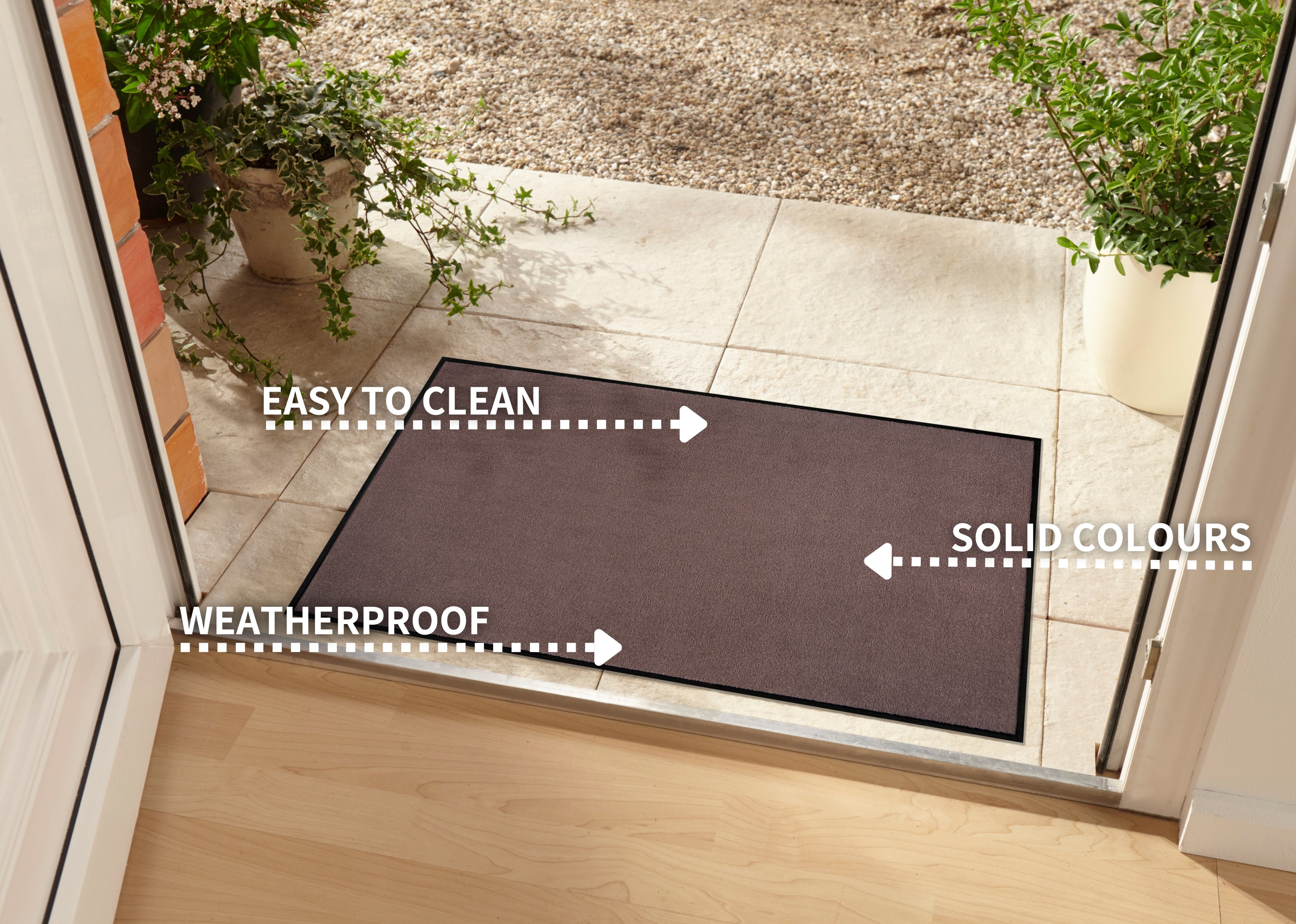 HANSE HOME DØRMÅTTE UNICOLORED, BRUN 104482