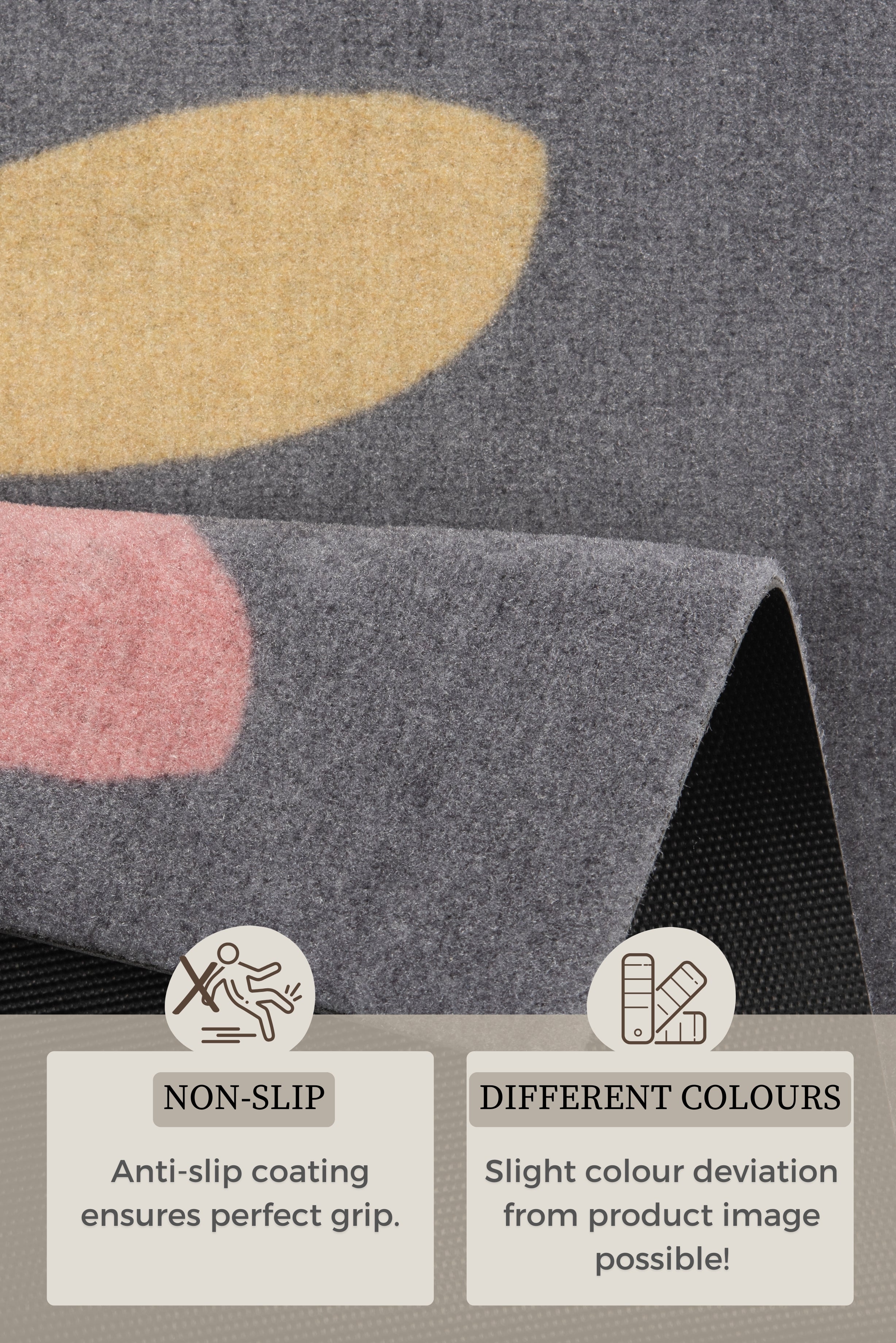 PRINTY MÅTTE NINUS, GRÅ-FLERFARVET 104452