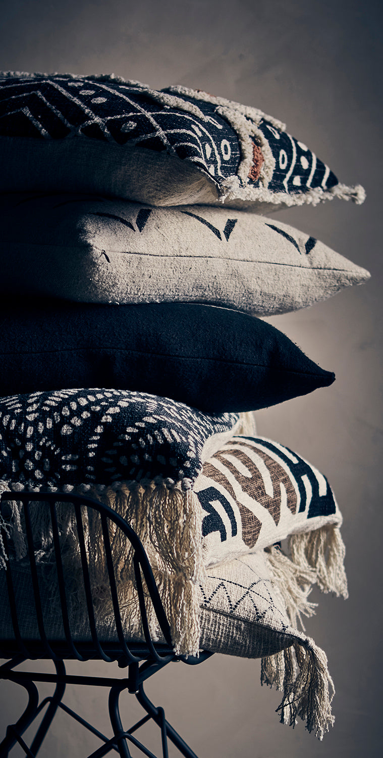 BERNADETTE PUDEBETRÆK, NATUR-SORT-BRUN