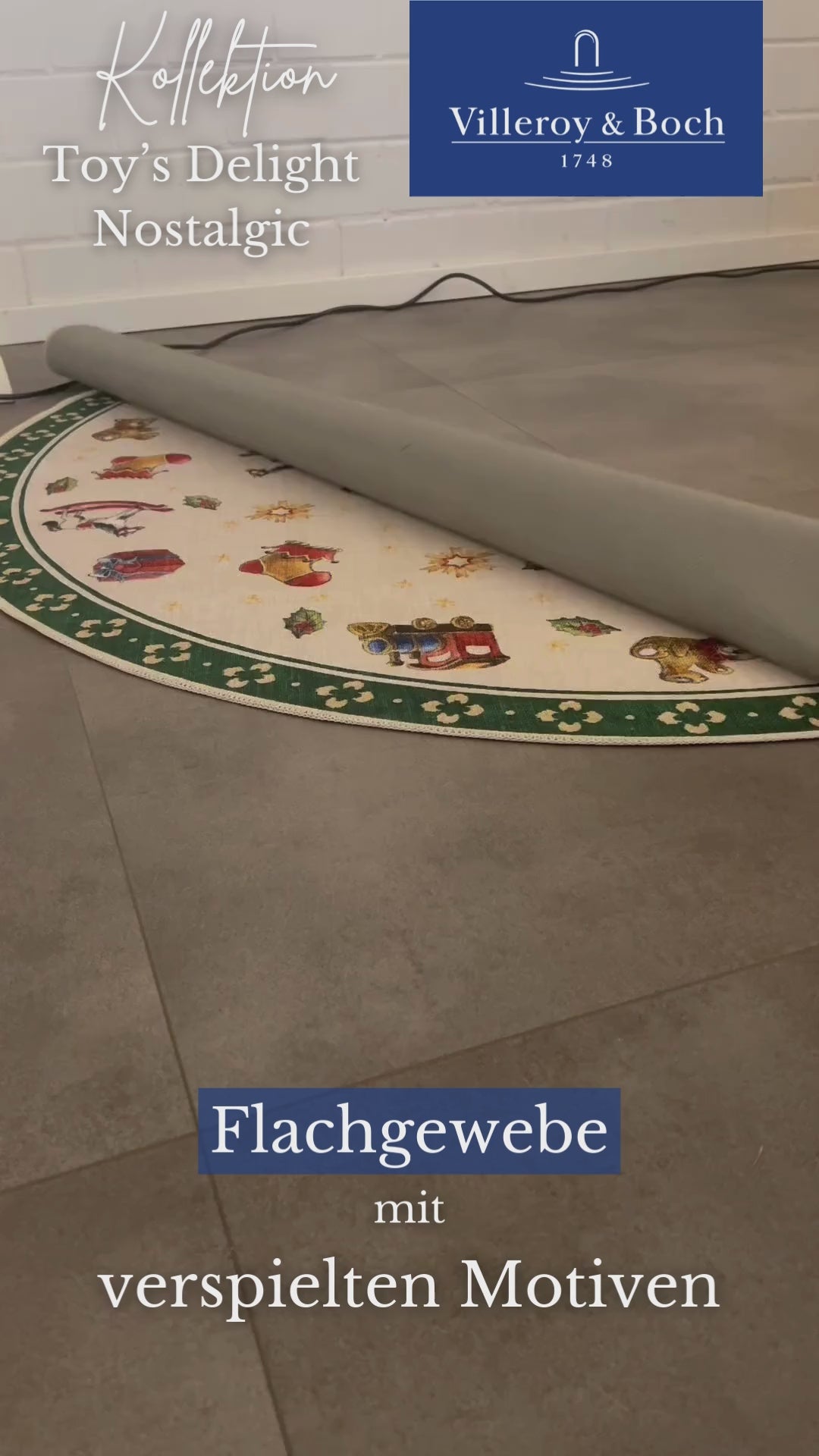 Indlæs video: VILLEROY &amp; BOCH TOY'S DELIGHT JULETÆPPE, RØD-MULTI