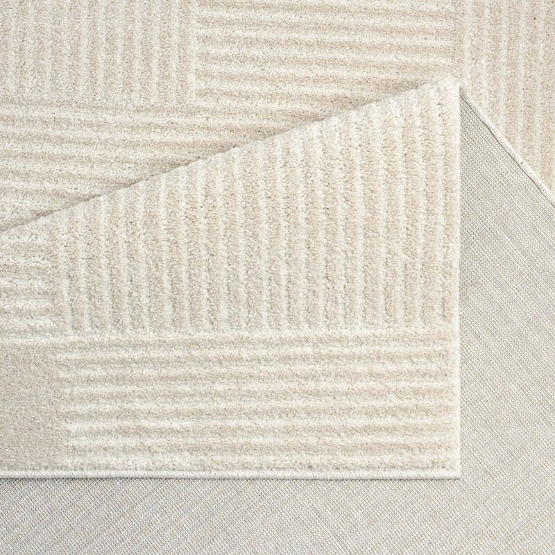 CLAIRE MODERNE KORTLUVET TÆPPE, BEIGE 177