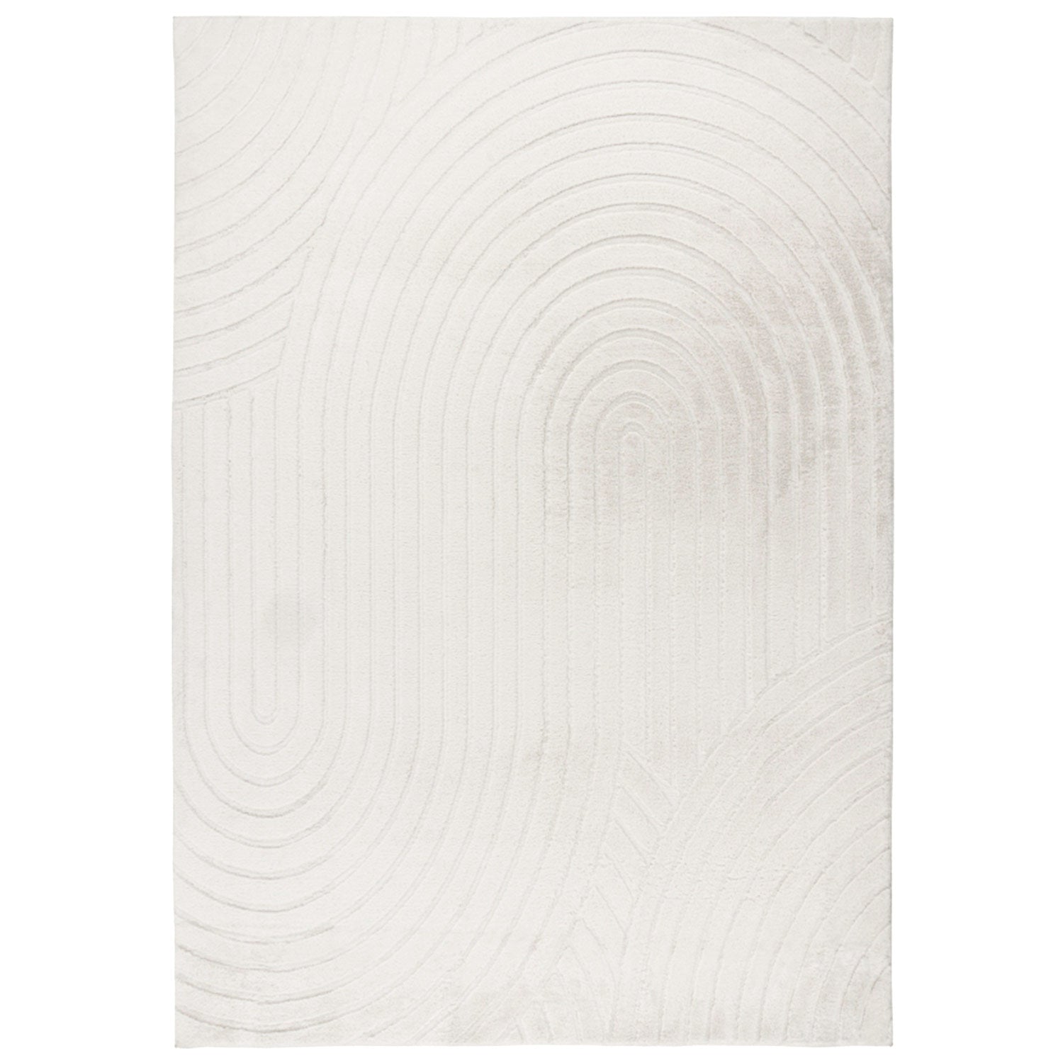 WAVY SOFT MODERNE PELSTÆPPE, 501 IVORY-HVID