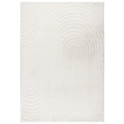 WAVY SOFT MODERNE PELSTÆPPE, 501 IVORY-HVID