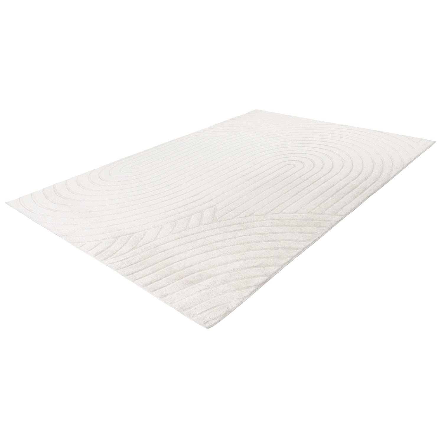 WAVY SOFT MODERNE PELSTÆPPE, 501 IVORY-HVID