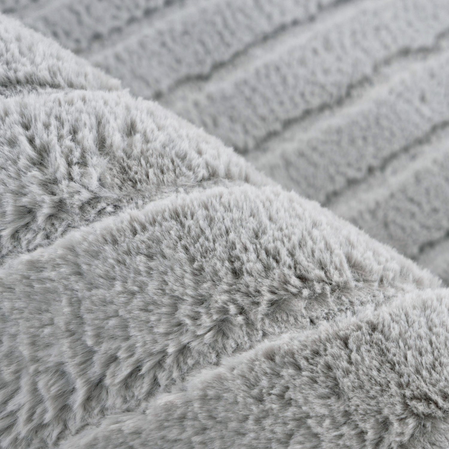 WAVY SOFT MODERNE PELSTÆPPE, 501 GRÅ