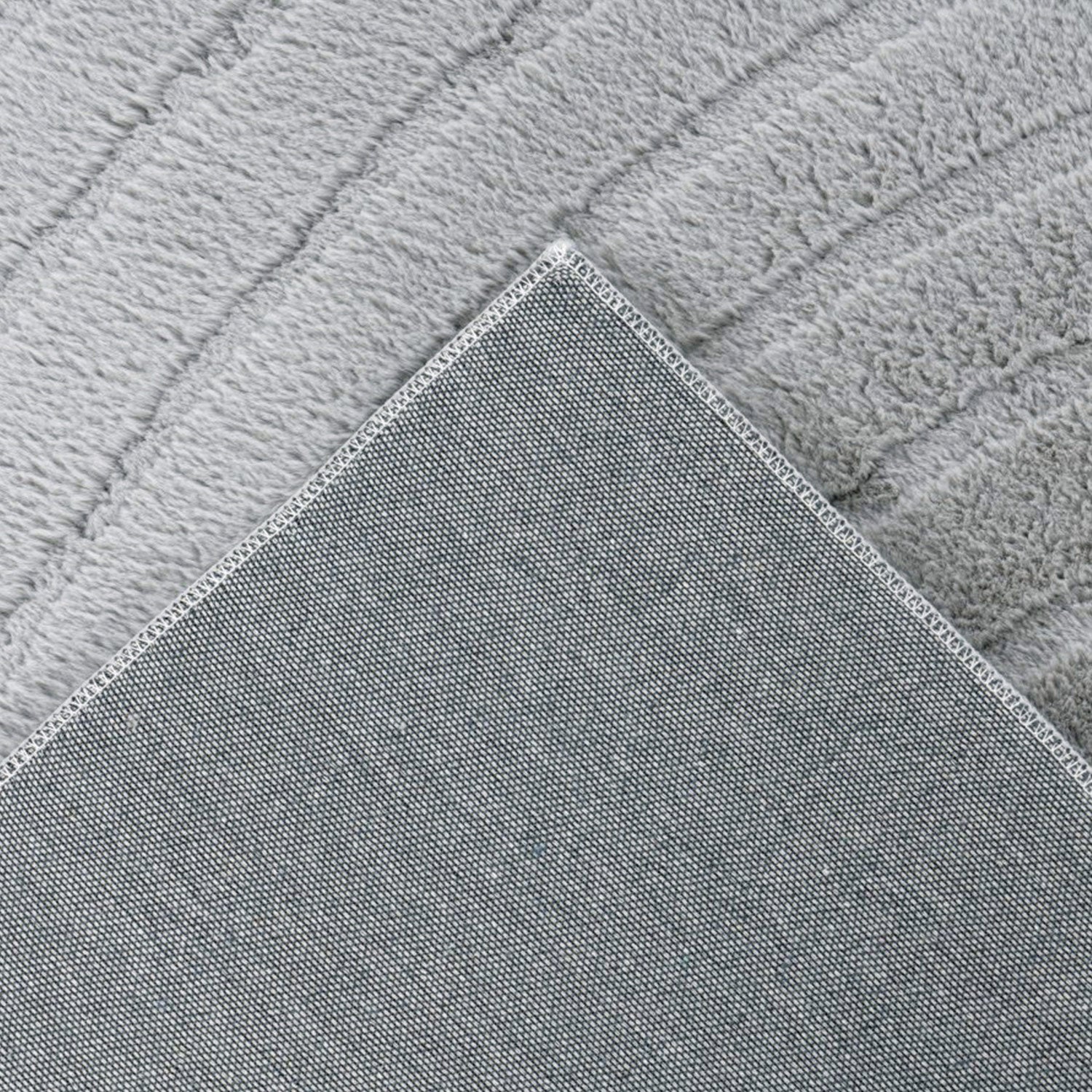 WAVY SOFT MODERNE PELSTÆPPE, 501 GRÅ