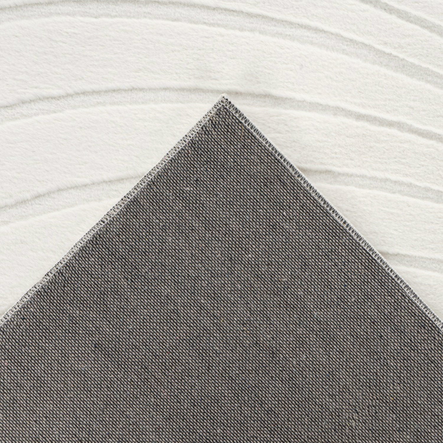 WAVY SOFT MODERNE PELSTÆPPE, 503 IVORY-HVID