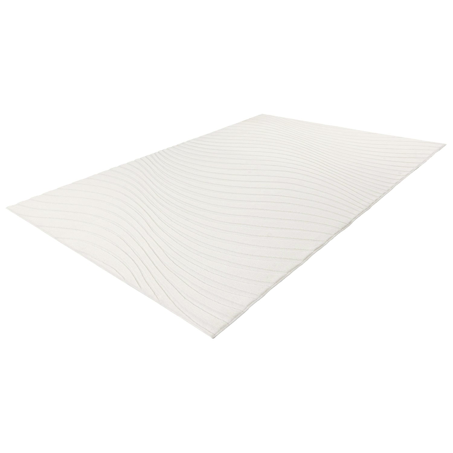 WAVY SOFT MODERNE PELSTÆPPE, 503 IVORY-HVID