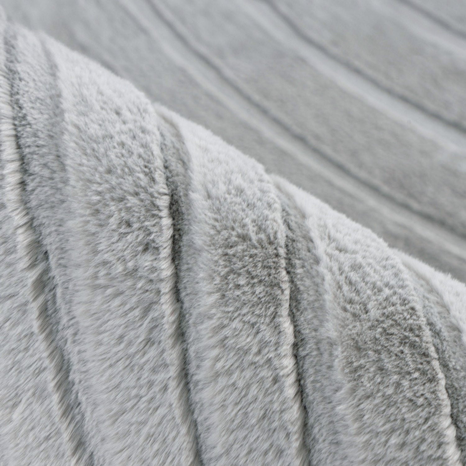 WAVY SOFT MODERNE PELSTÆPPE, 503 GRÅ