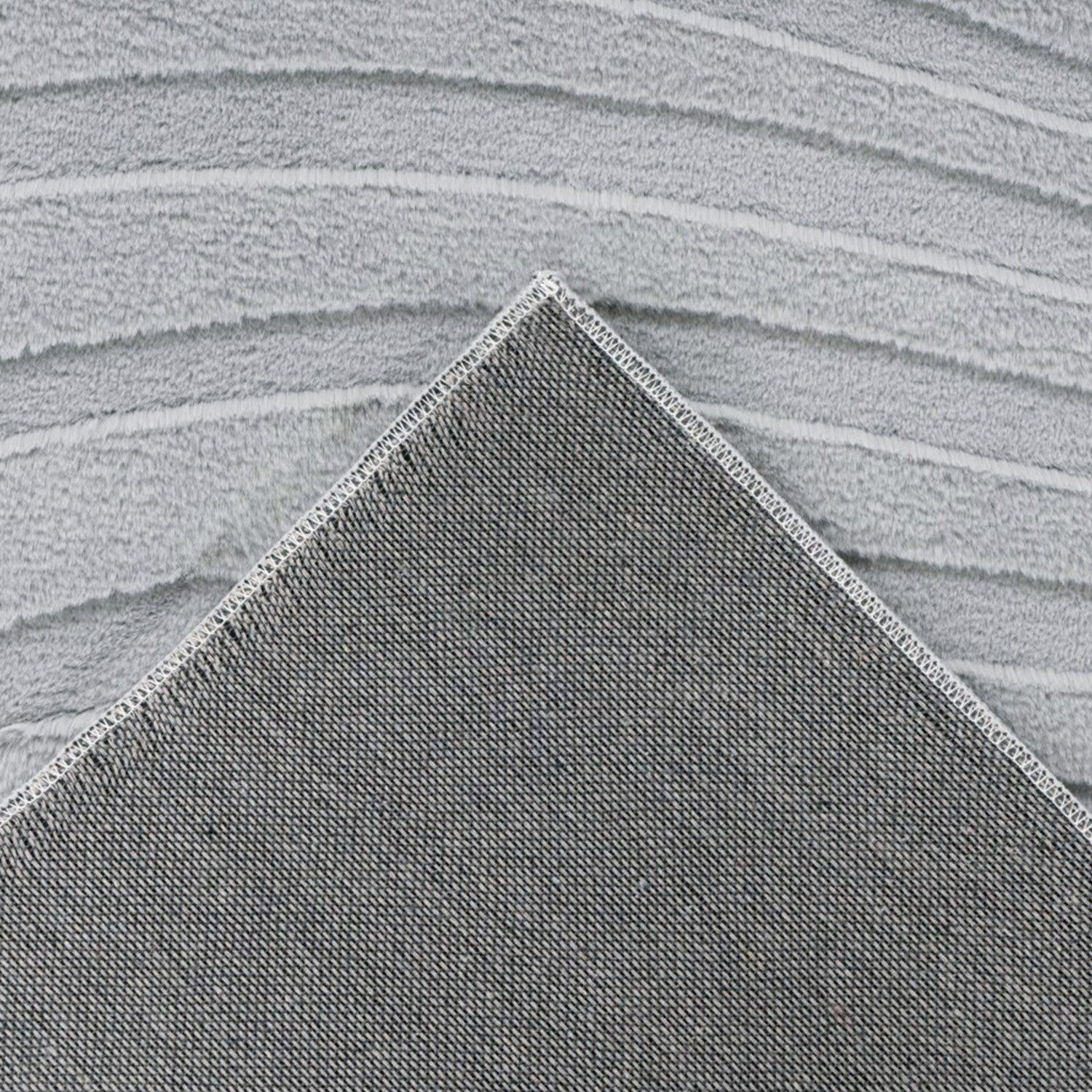 WAVY SOFT MODERNE PELSTÆPPE, 503 GRÅ