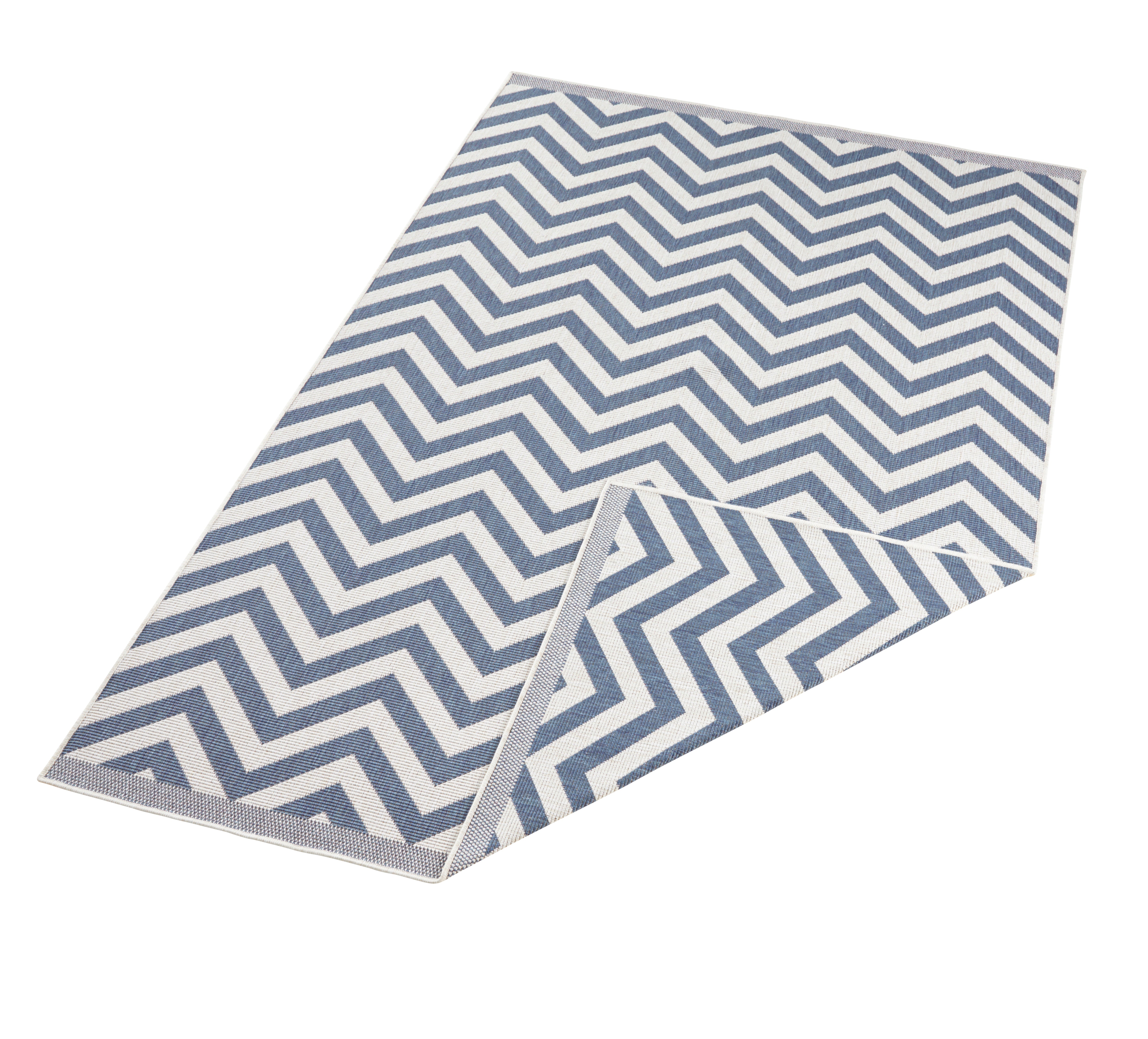 TWIN SUPREME TÆPPE, BLÅ-CREME 103435