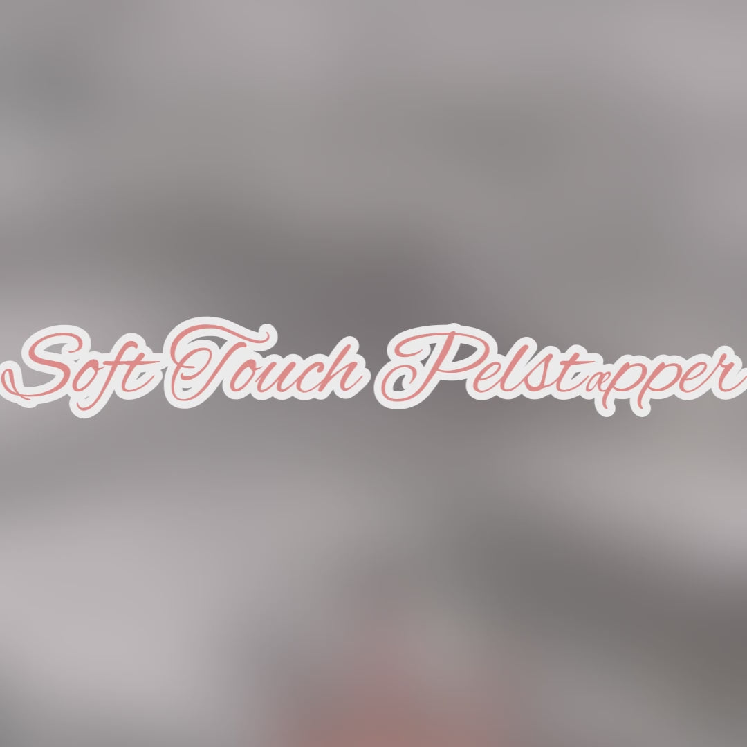 Indlæs video: LUKSUS PELSTÆPPE, SOFT TOUCH 900 PINK