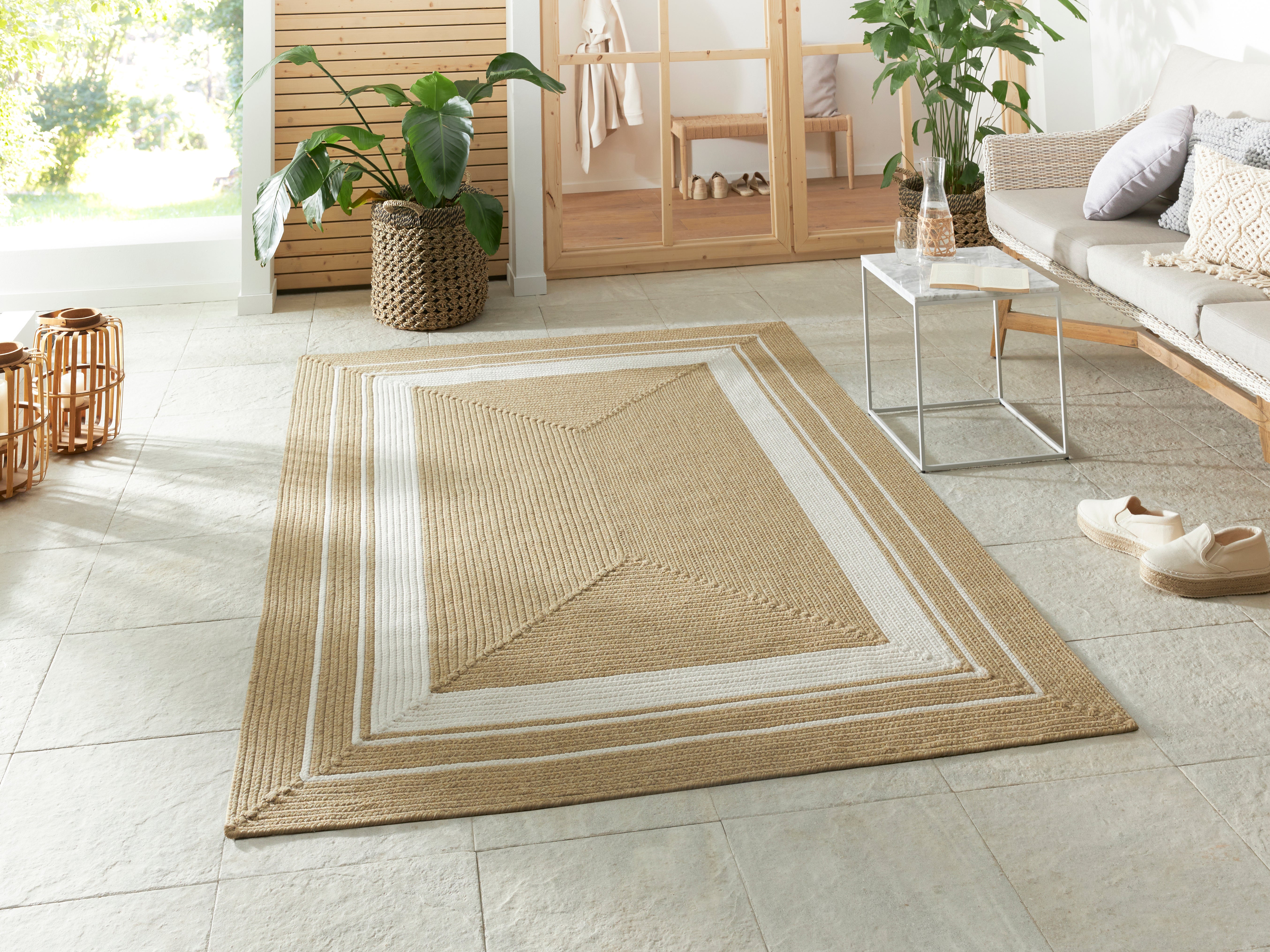 HANSE HOME BRAIDED TÆPPE, CREME-BEIGE 105556