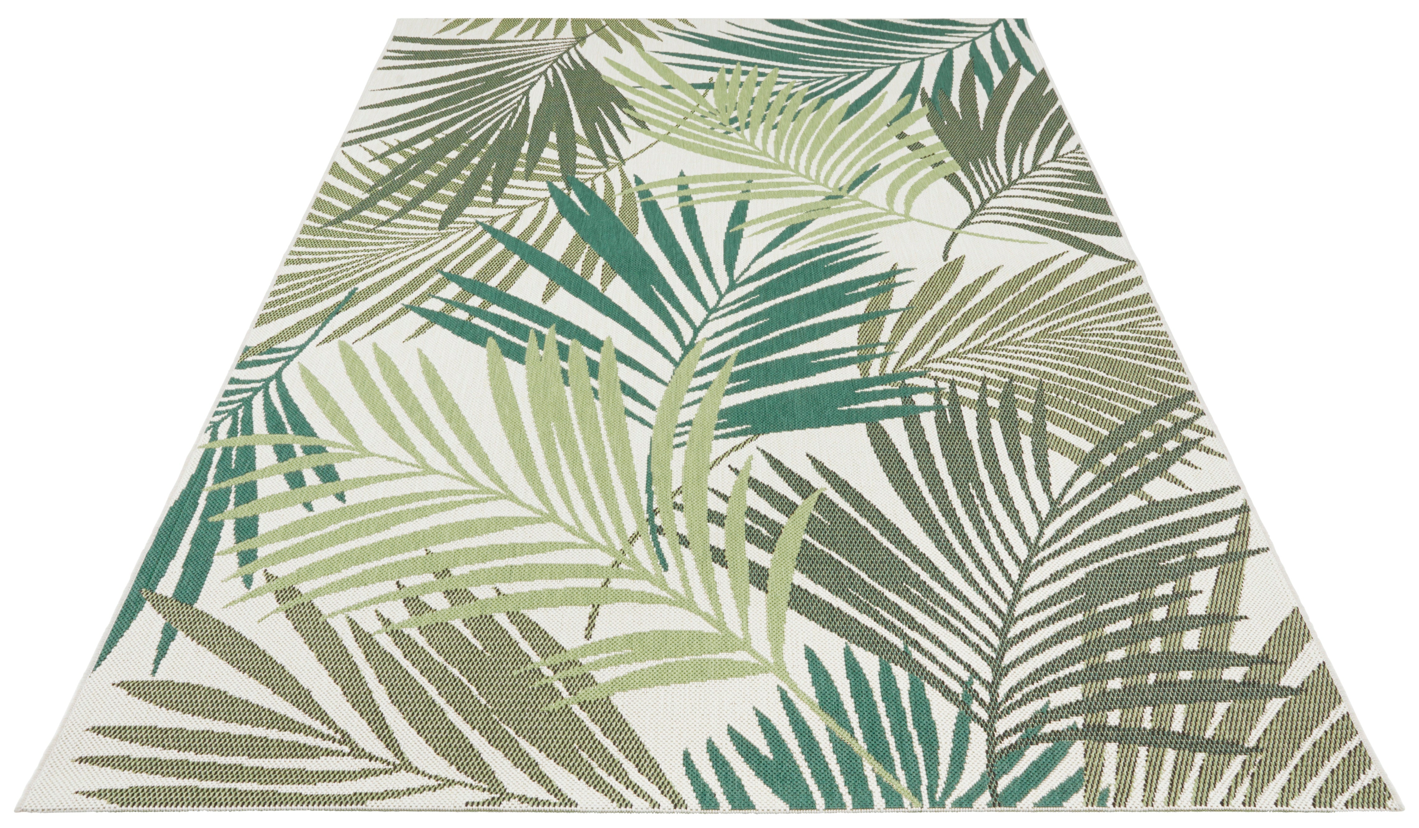 HANSE HOME BEACH TÆPPE, GRØN-CREME 103843