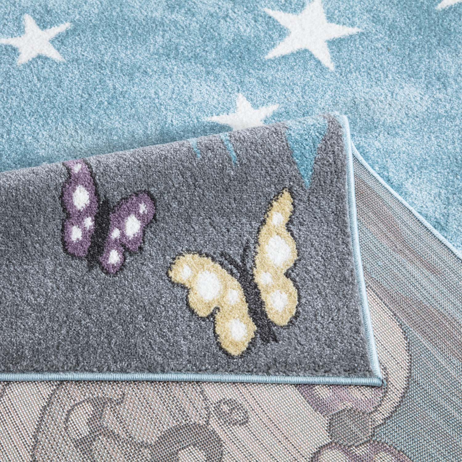 AMINA BØRNETÆPPE, 916 BLÅ