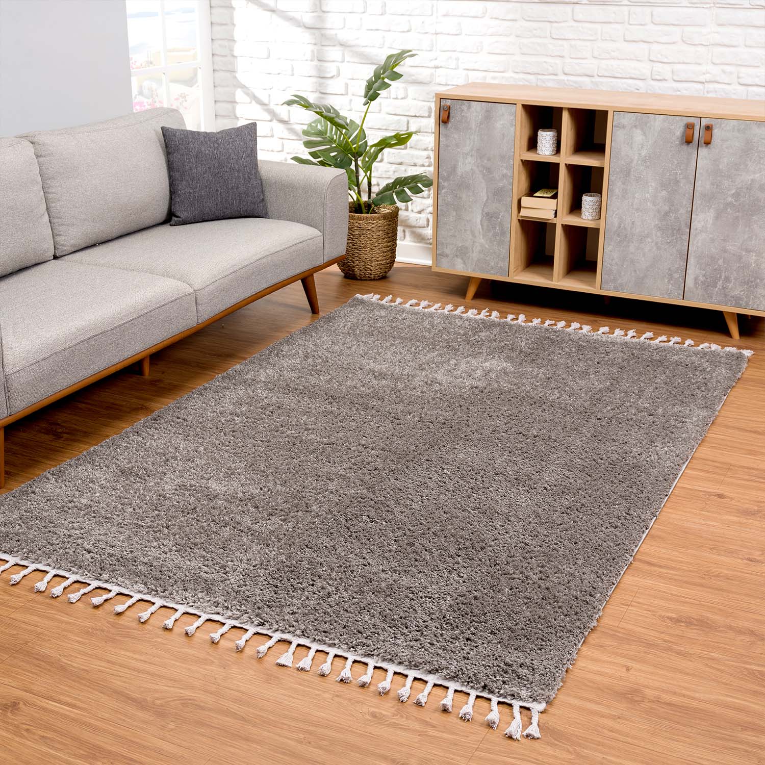 COMFY TÆPPE, 100 MØRKEGRÅ