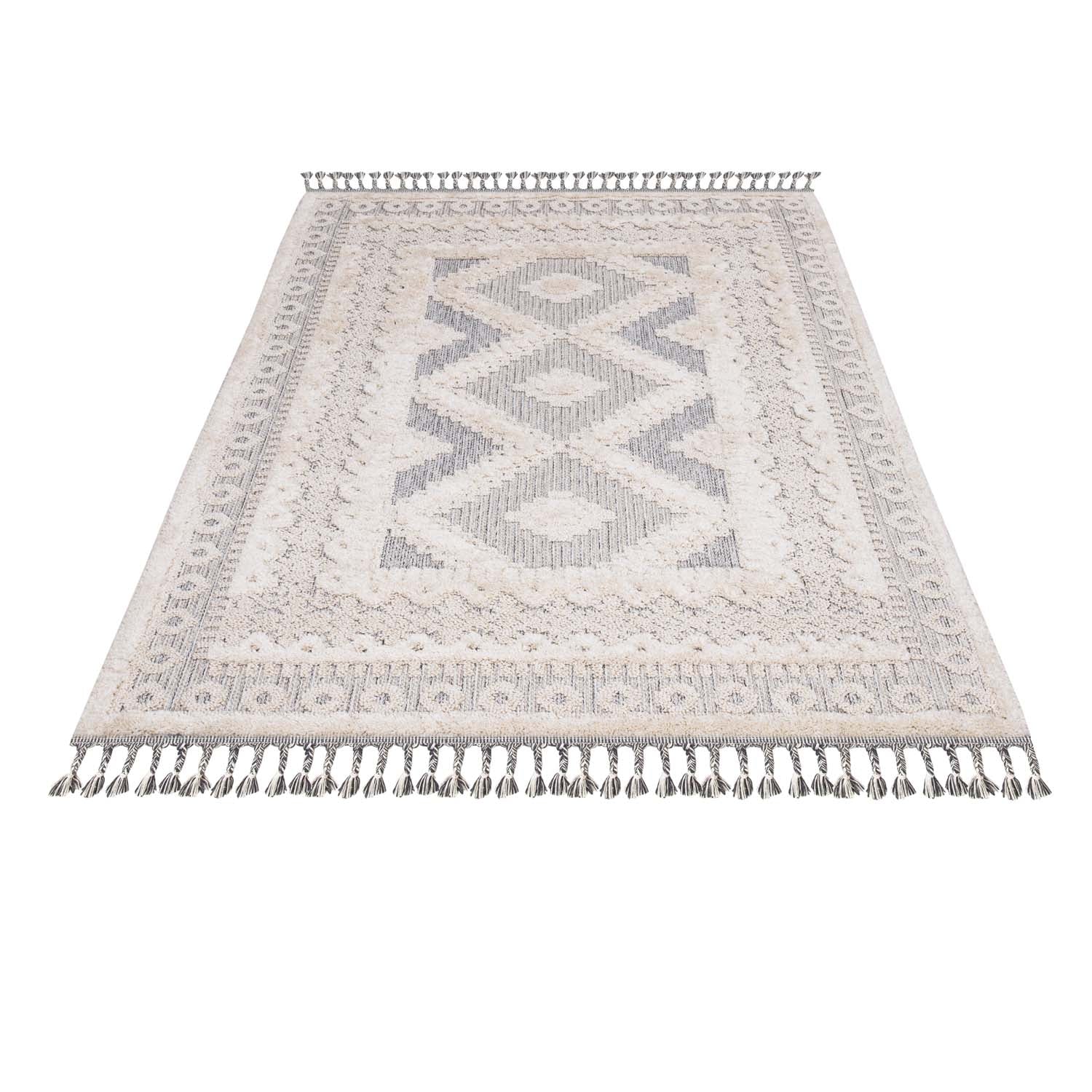 STOCKHOLM TÆPPE, 730 CREME-GRÅBLÅ