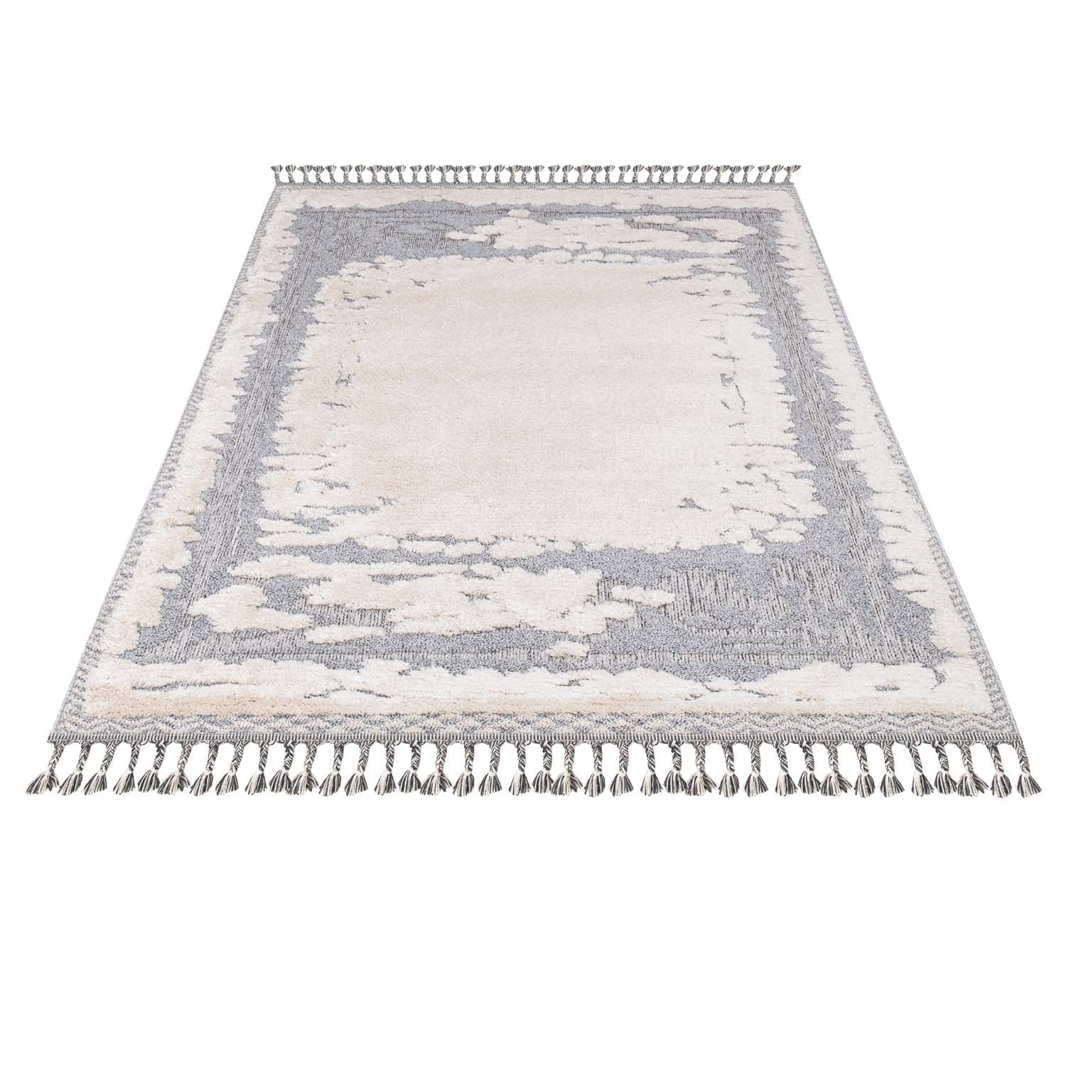 STOCKHOLM TÆPPE, 908 CREME-GRÅBLÅ