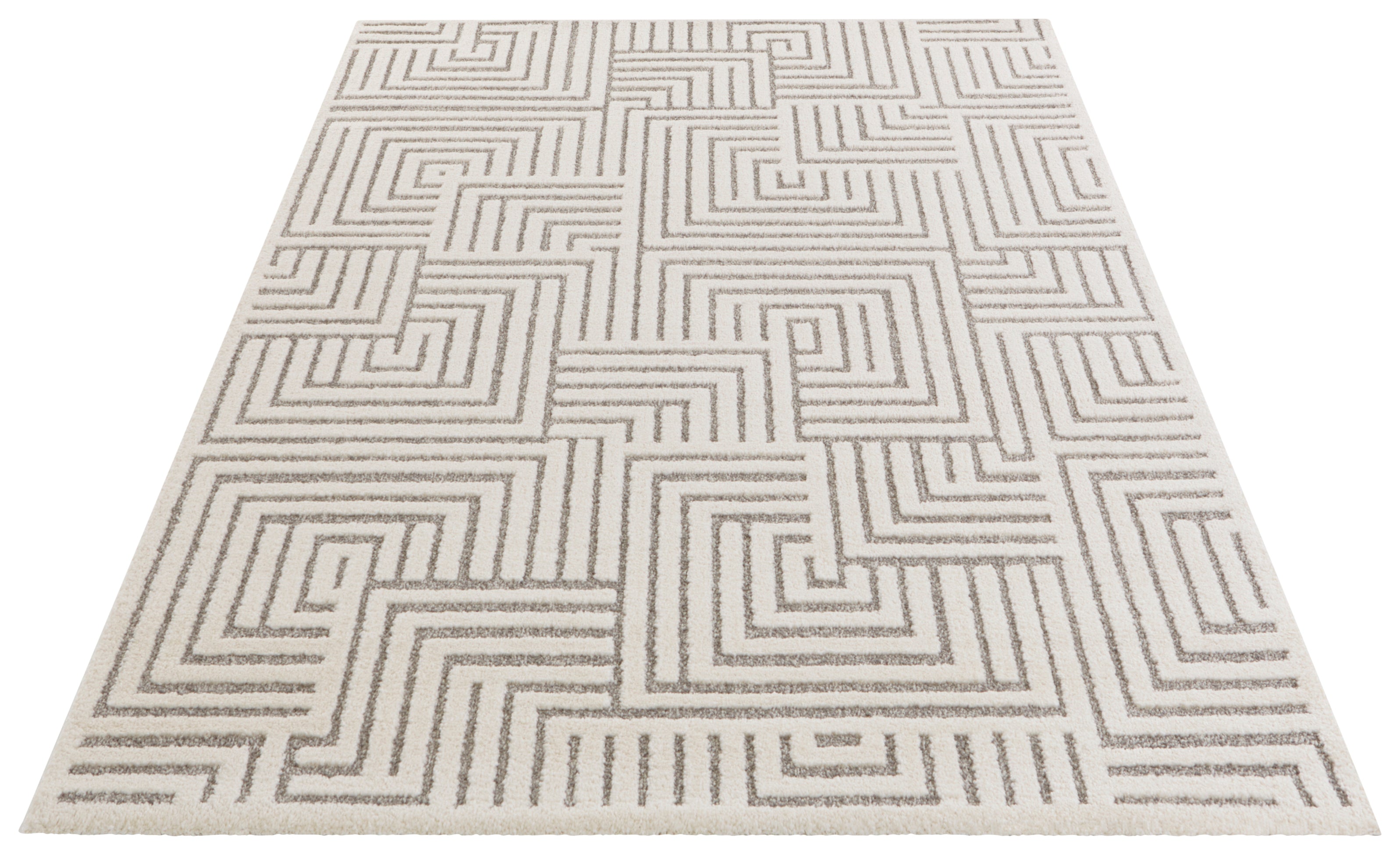 NEW YORK MANIPU TÆPPE, CREME-GRÅ 105093