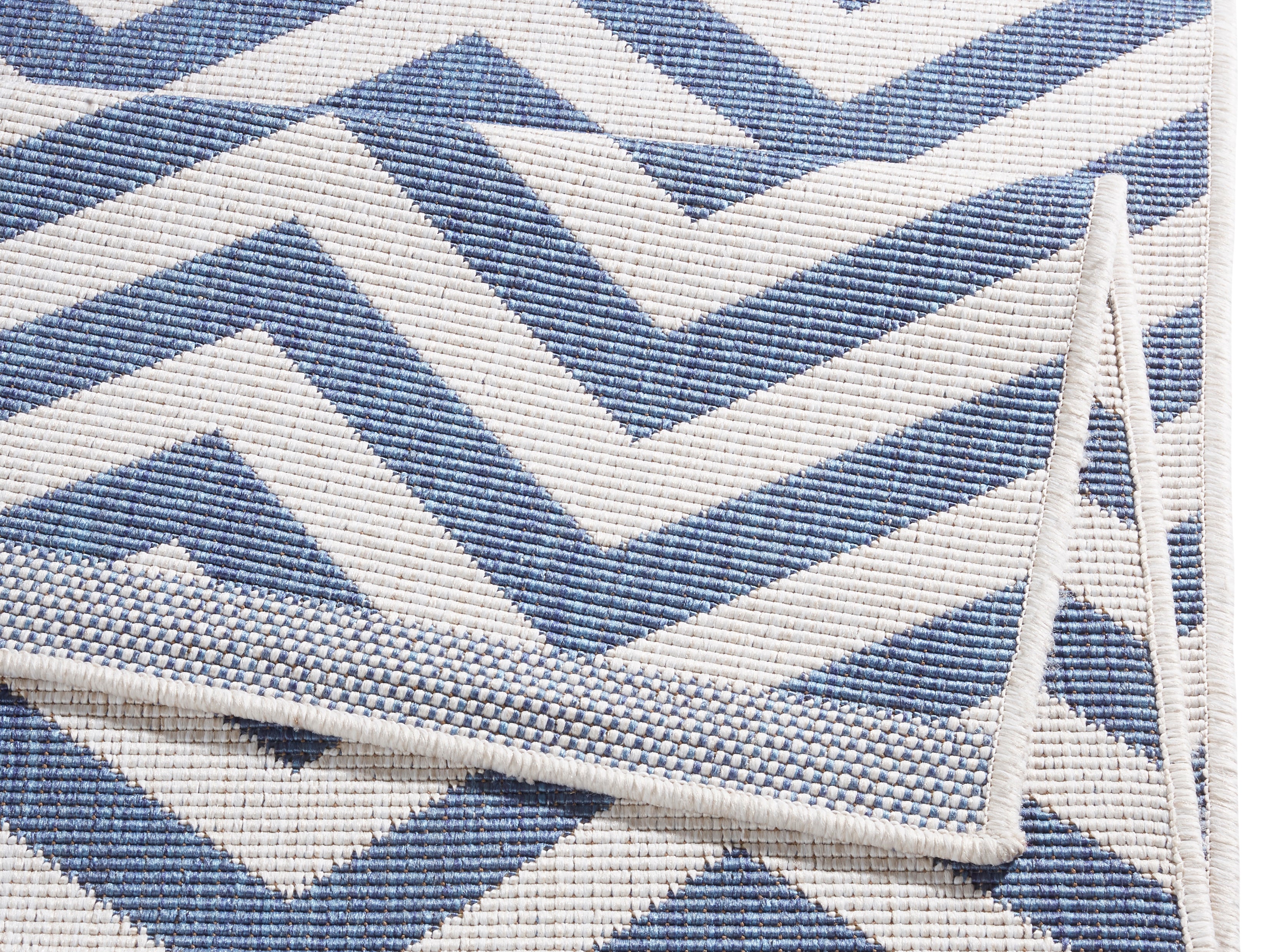 TWIN SUPREME TÆPPE, BLÅ-CREME 103435